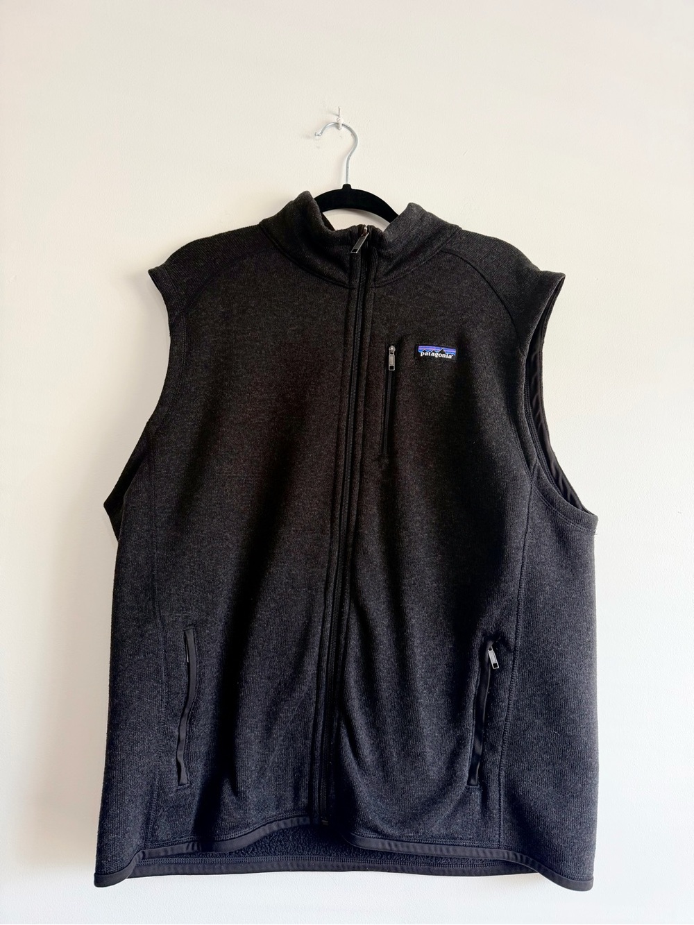 Patagonia Men's Better Sweater Black Full-Zip Fleece Vest